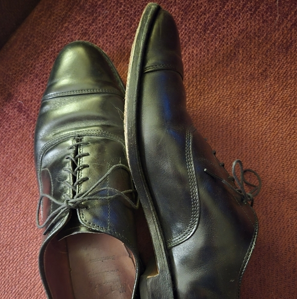 Allen Edmonds Boardroom Black Leather Captoe Oxford Shoes 10.5 main image 6